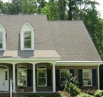 The same roof after a soft wash with the black streaks gone